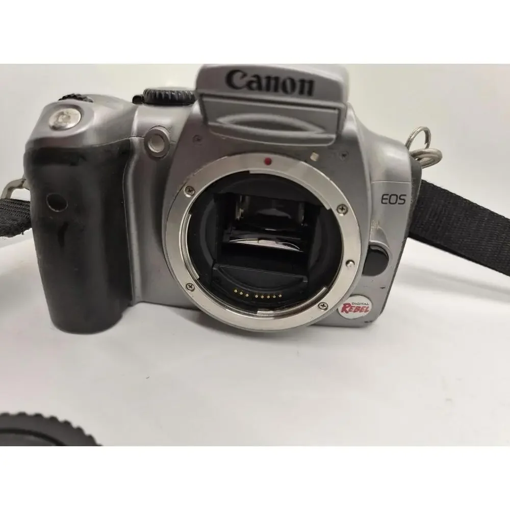 CANON EOS REBEL SILVER DIGITAL SLR CAMERA BODY NOT TESTED ONLY BODY